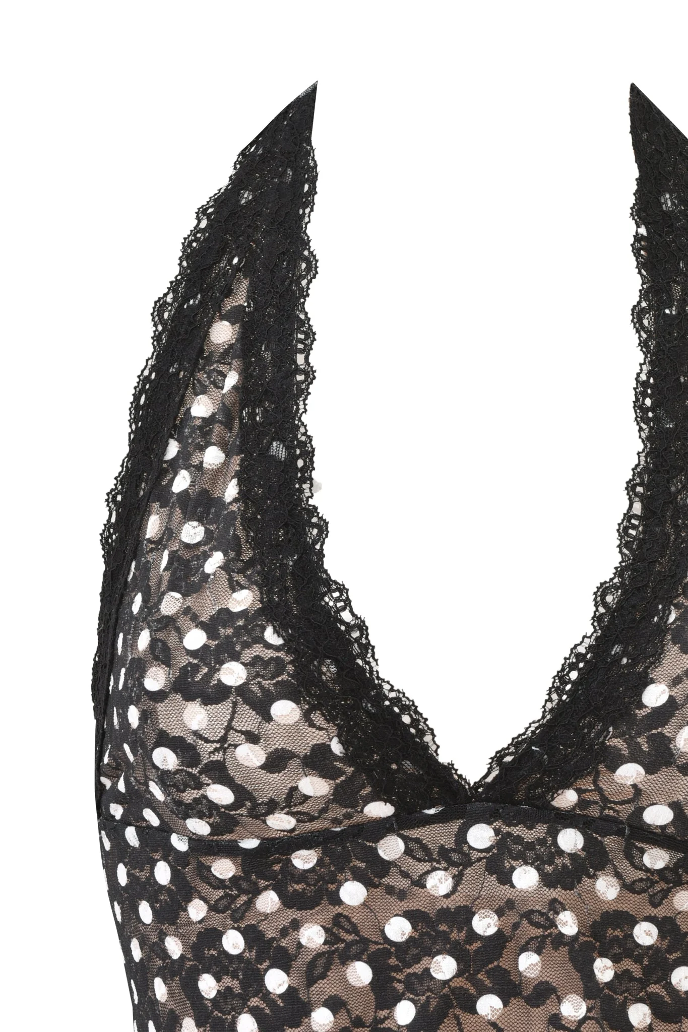 GEM HALTER TOP - BLACK POLKA DOT - Image 9